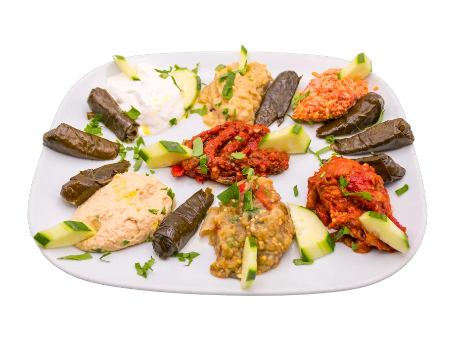 Karisik meze, the mixed platter