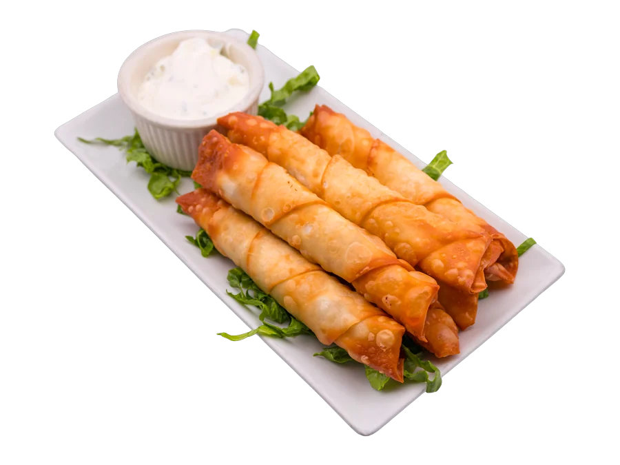 Sigara boregi, pan-fried to gold